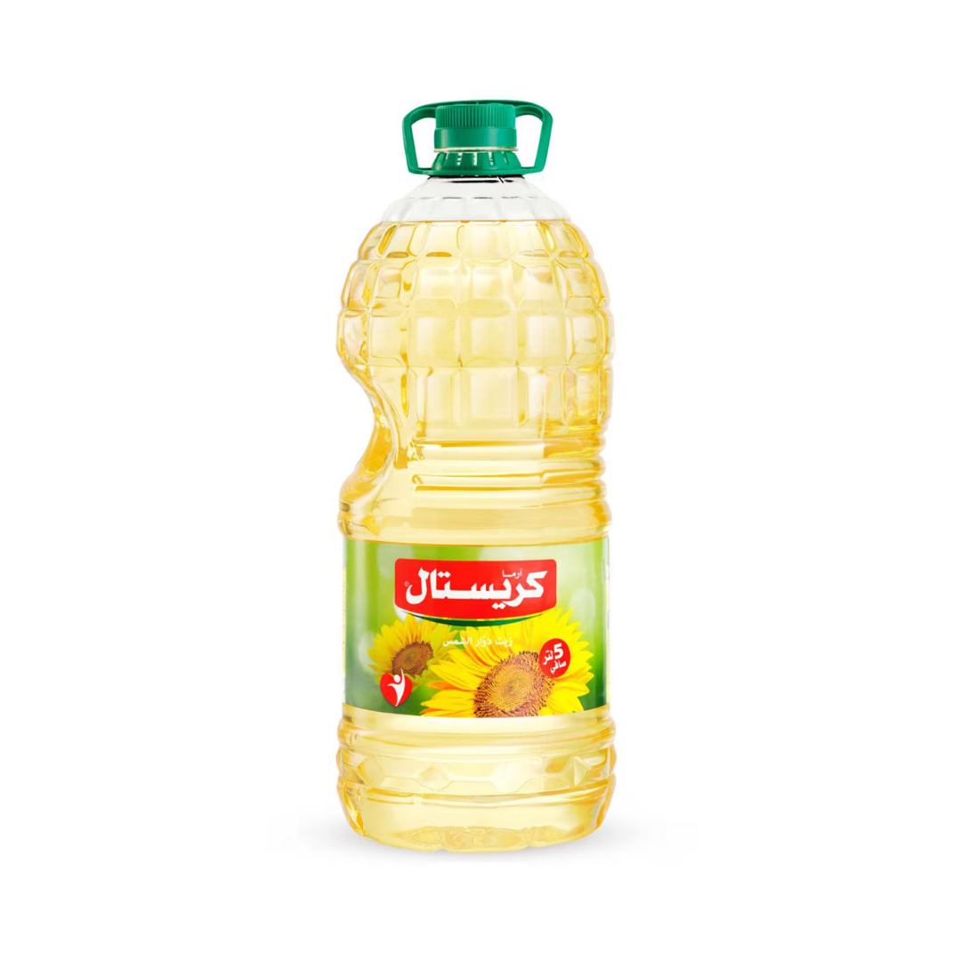 زيت كريستال عباد 5 لتر زيت كريستال عباد 5 لتر